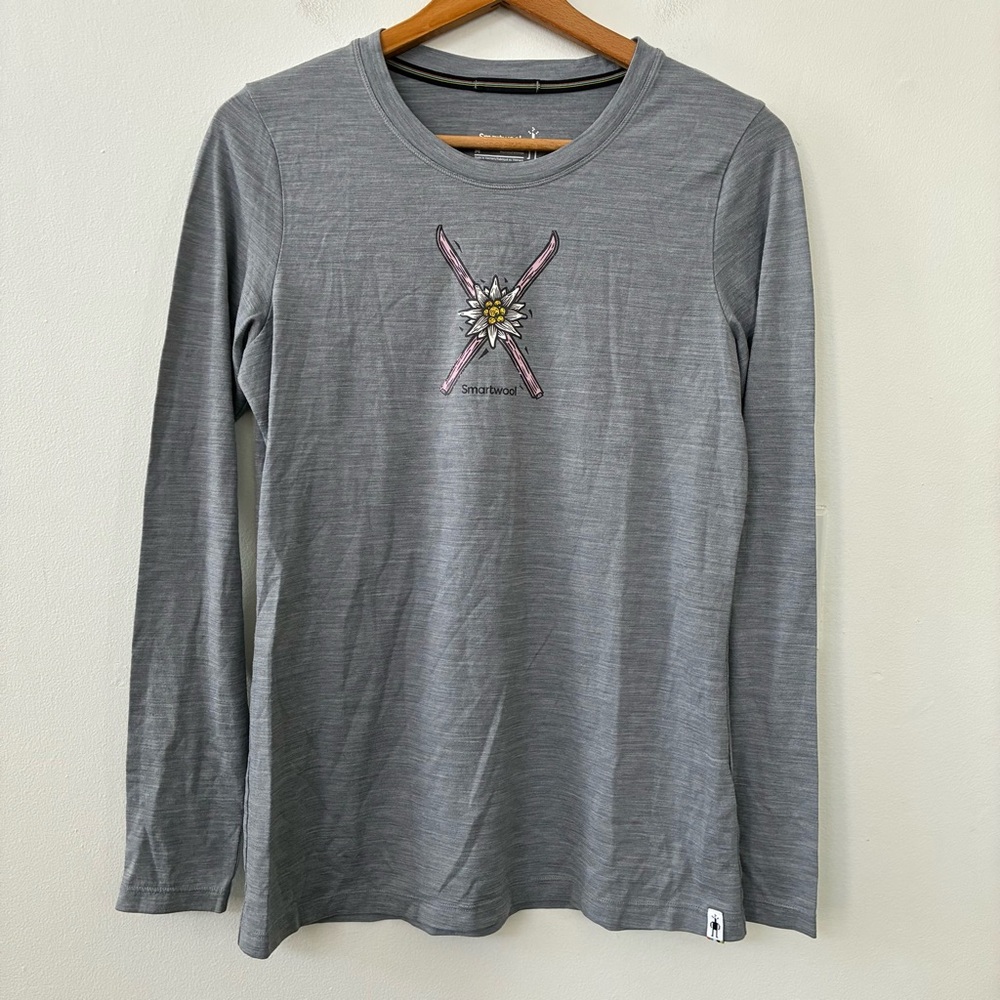 Smartwool Merino Sport 150 Gray Long Sleeve T-Shirt Top